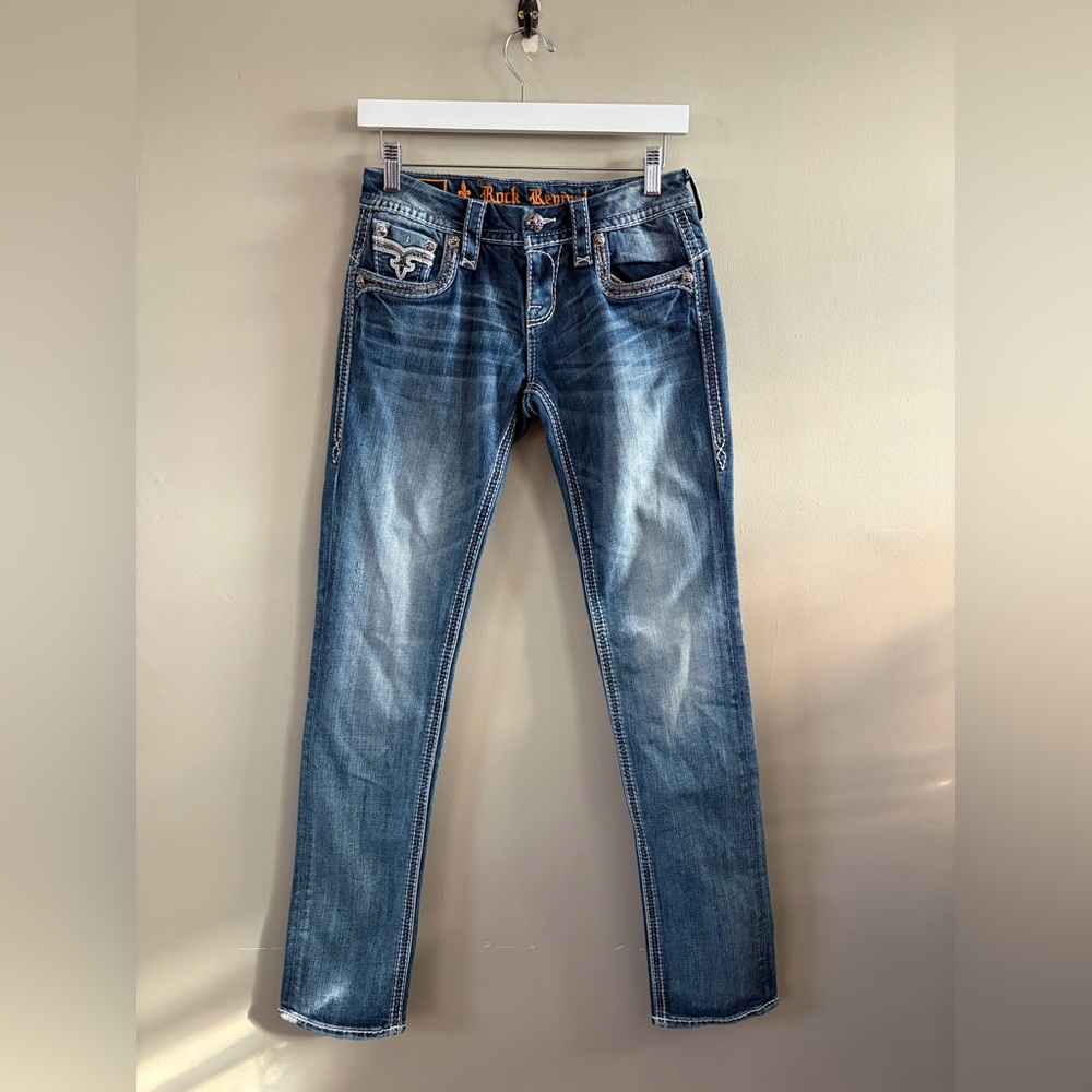Rock Revival Straight Leg Jeans Size‎ 27